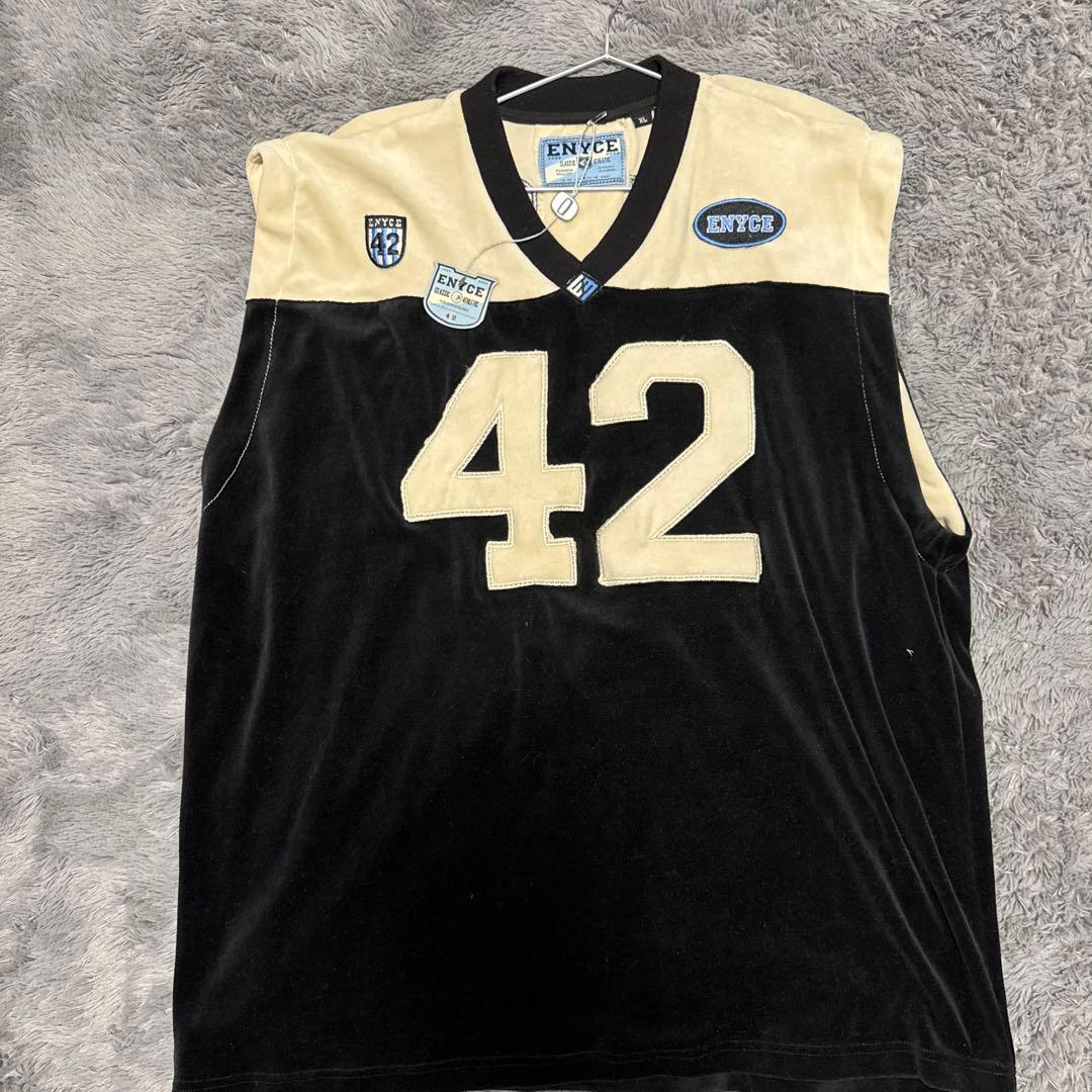 ENYCE ベロア ゲームシャツ XL タグ付き デッドストック B系