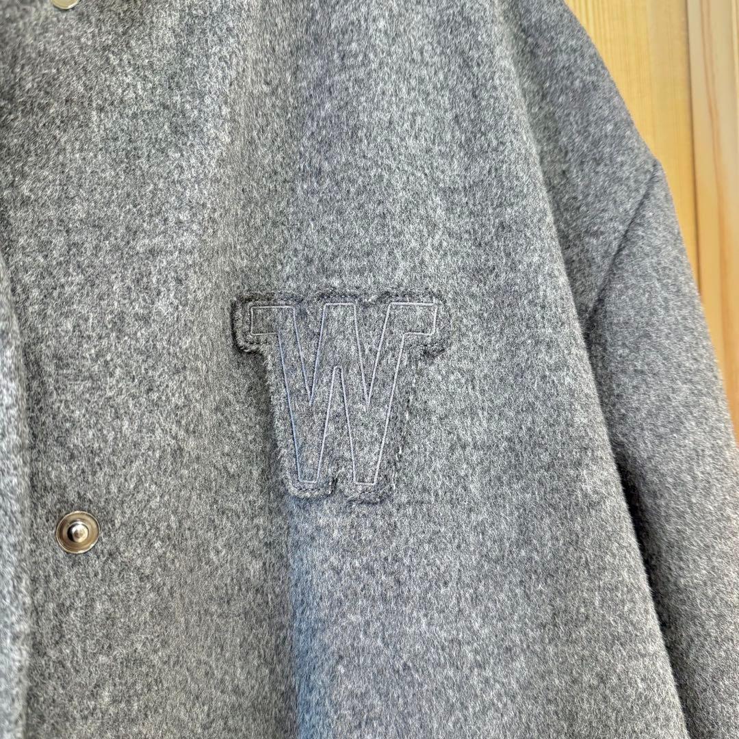 新品♡ウィークエンドマックスマーラ　グレー スタジャン ボンバー　コート　ウール