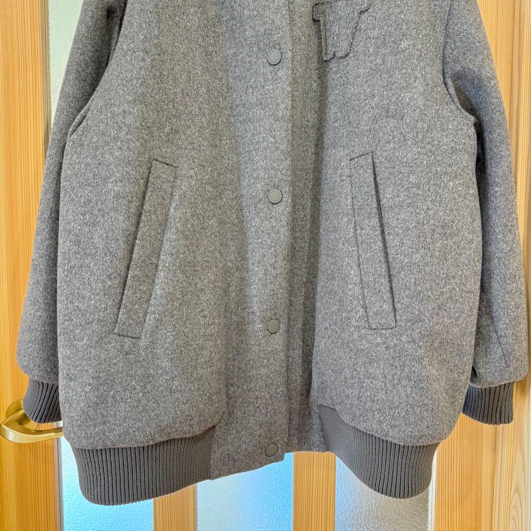 新品♡ウィークエンドマックスマーラ　グレー スタジャン ボンバー　コート　ウール