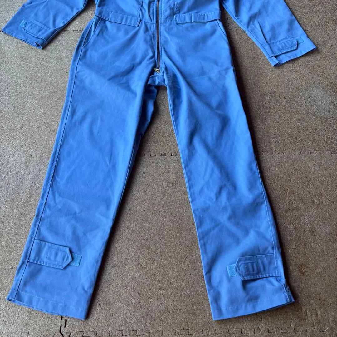 80sビンテージUSA製【NASA・ジャンプスーツ・つなぎ】水色
