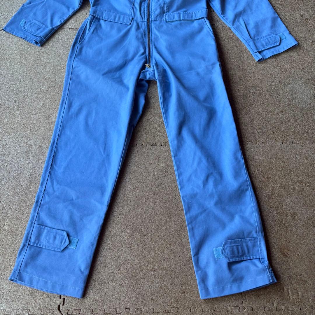 80sビンテージUSA製【NASA・ジャンプスーツ・つなぎ】水色