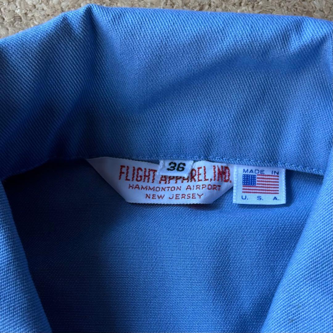 80sビンテージUSA製【NASA・ジャンプスーツ・つなぎ】水色