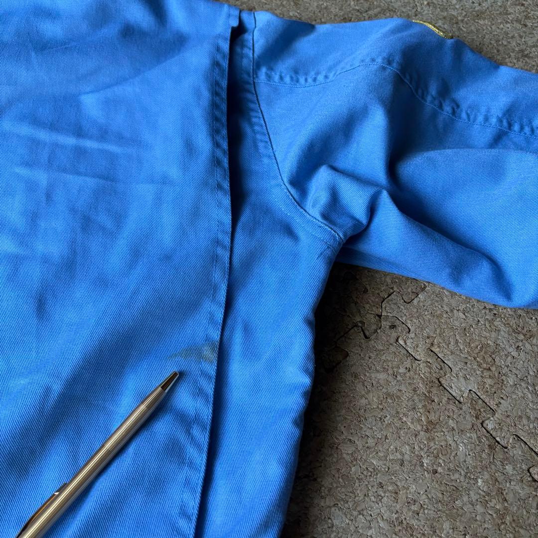 80sビンテージUSA製【NASA・ジャンプスーツ・つなぎ】水色