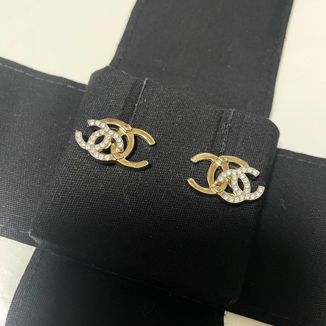 【正規品】CHANEL CCロゴ ピアス