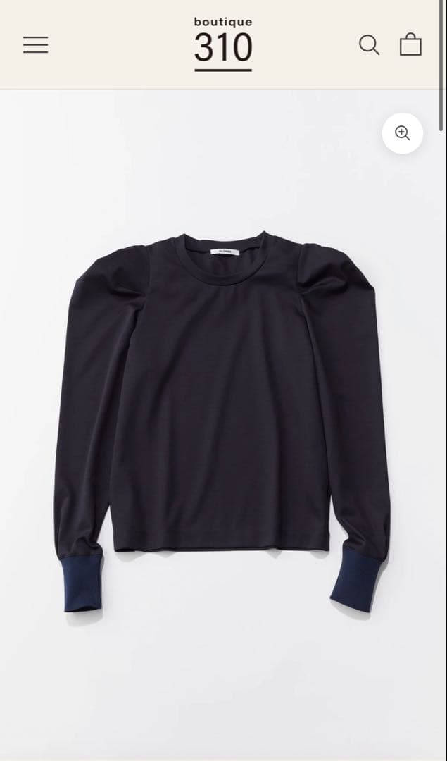 試着のみ　boutique310 × SLOANE ご婦人のバブルTシャツ