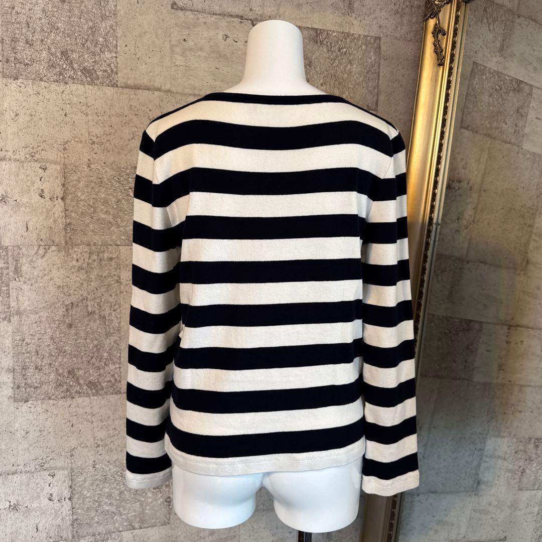 CELINE ボーダー　長袖カットソー　size M