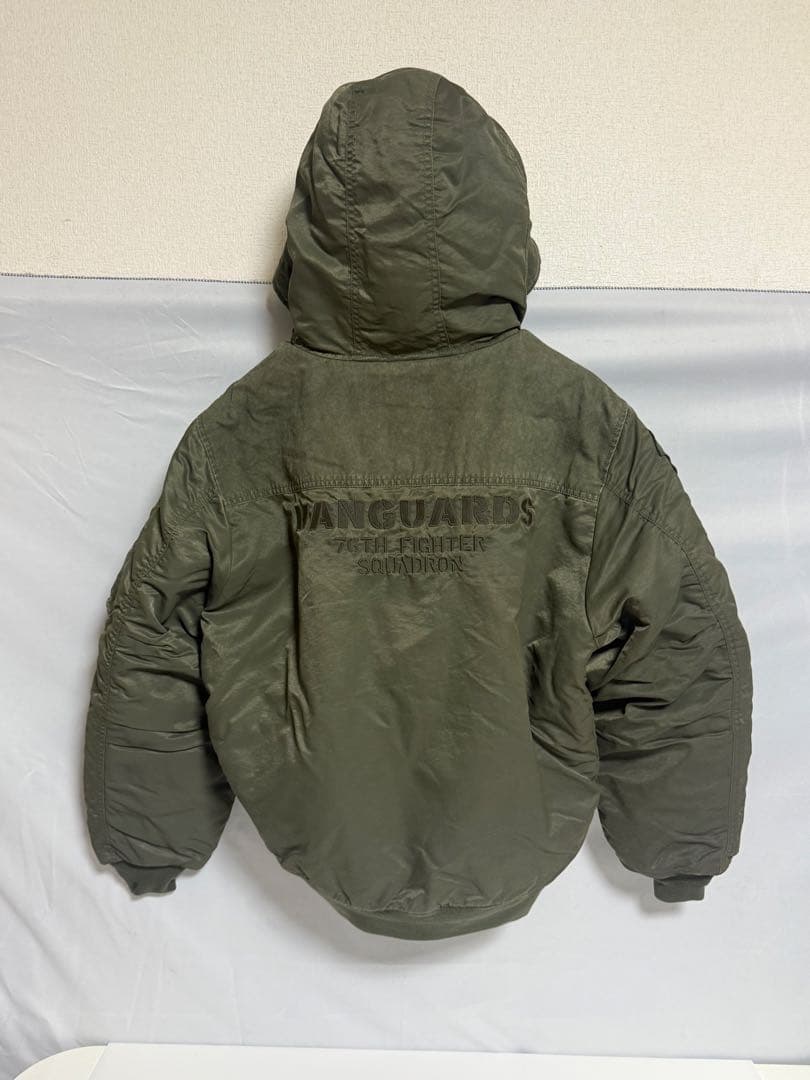 AVIREX フライトジャケット 2XL オリーブ