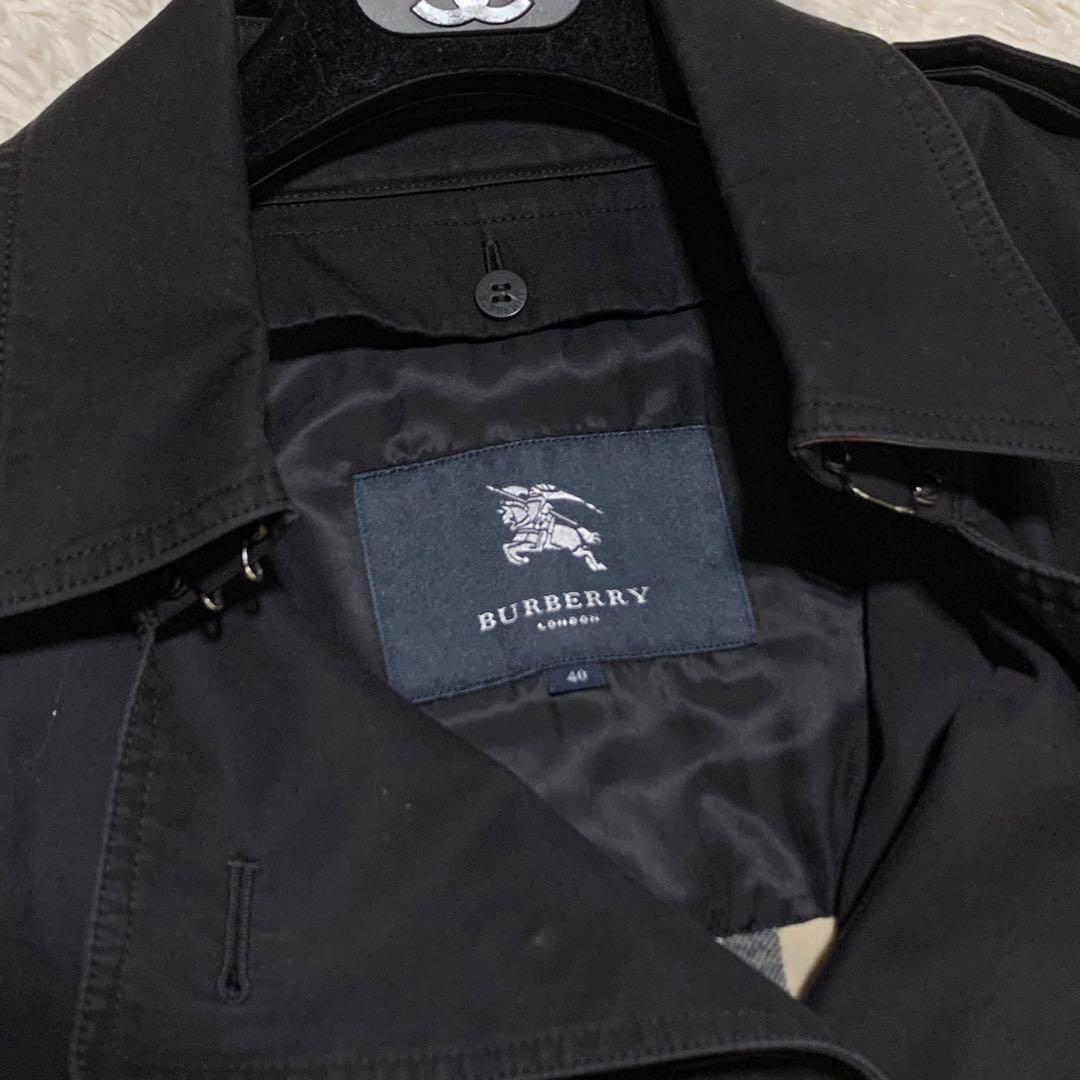 美品　バーバリーロンドン　トレンチコート　メガチェック　ライナー　ベルト　L