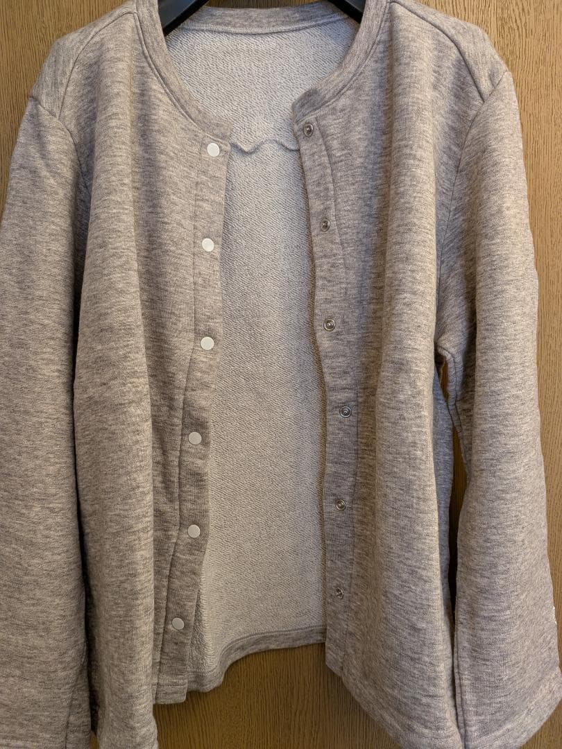 ORGANIC GARDEN オーガニックコットン&ヤク 裏毛カーディガン