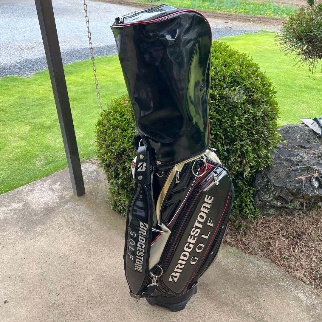 BRIDGESTONE GOLF キャディバッグ ブラック/レッド