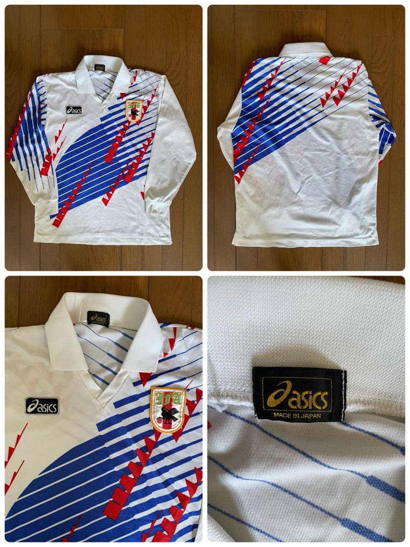 1994年 asics 日本代表 ドーハモデル away 長袖ユニフォーム L