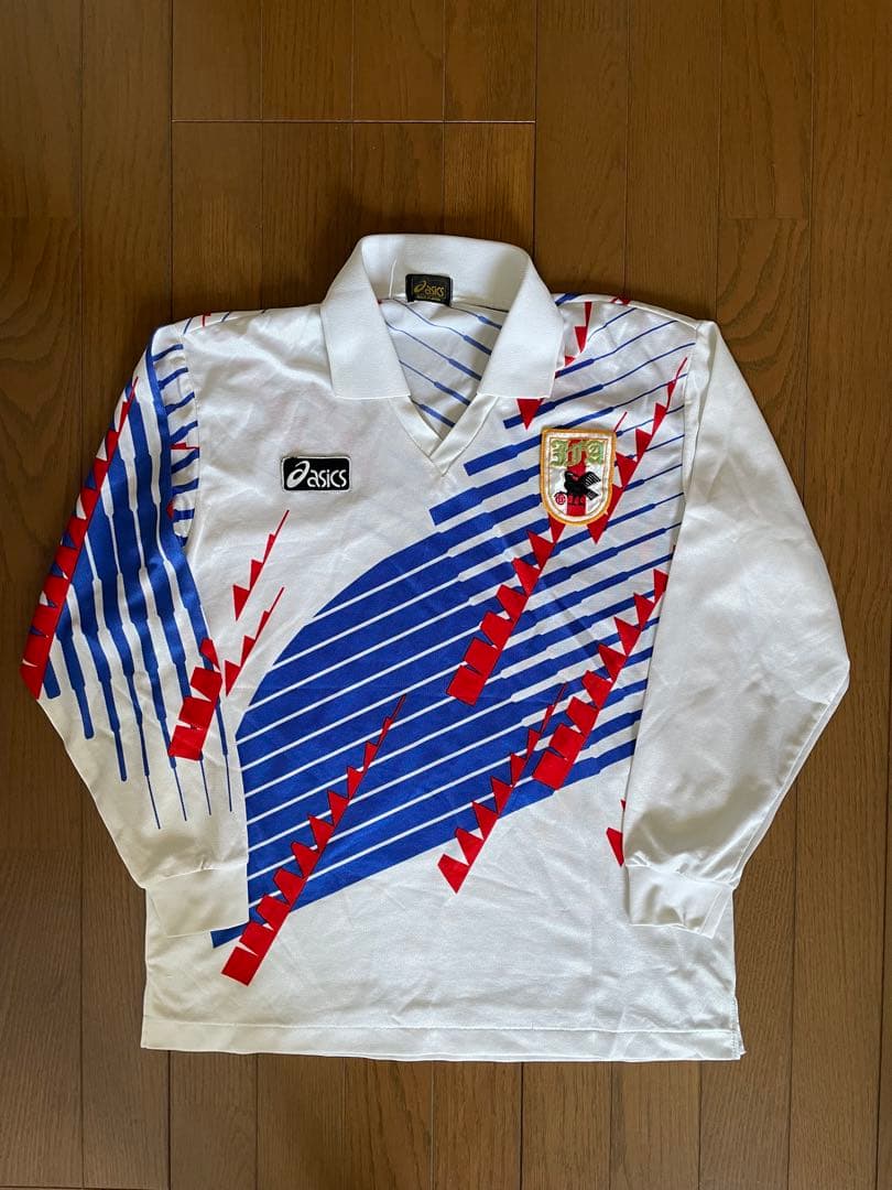 1994年 asics 日本代表 ドーハモデル away 長袖ユニフォーム L