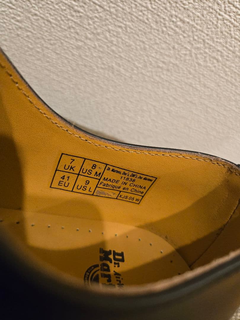 【2回使用のみ美品】Dr.Martens/ドクターマーチン 1461 3ホール