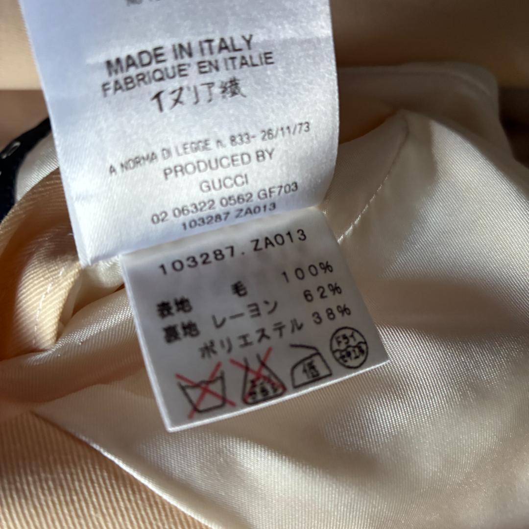 GUCCI フリーダ期　シングルブレストジャケット　ベージュ