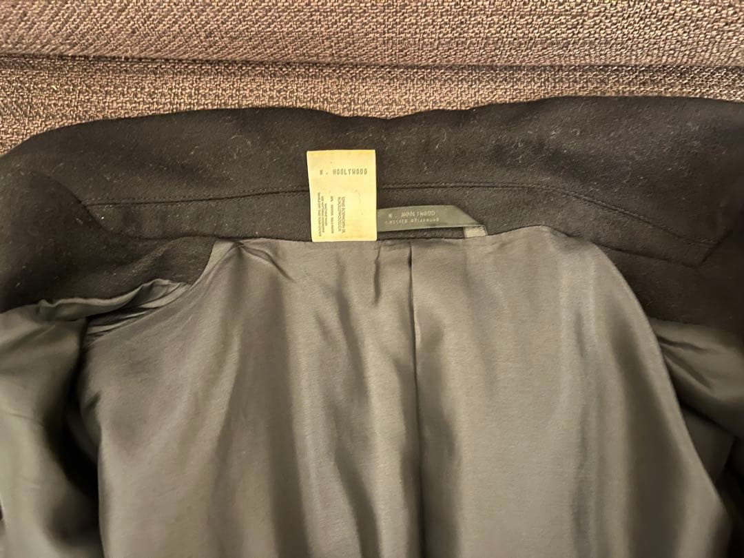 n.hoolywood 黒 1B チェスターコート