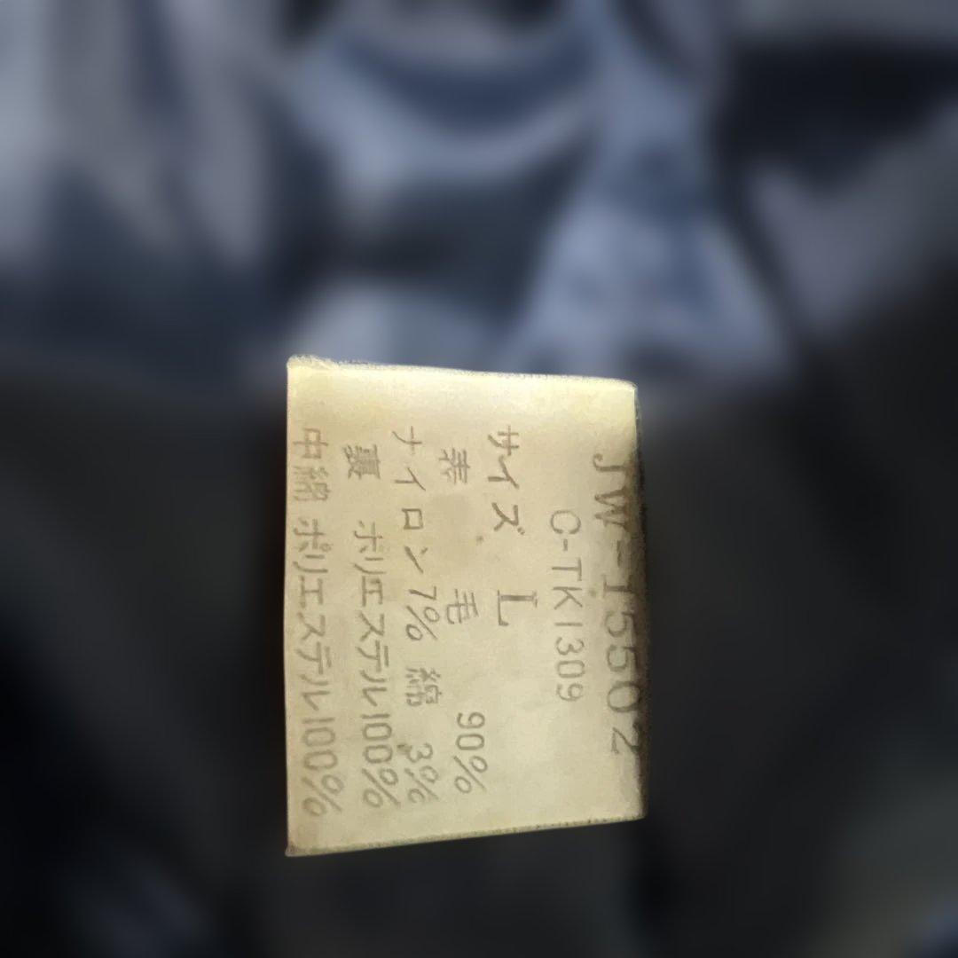 VAN JAC スタジアムジャンパー　ネイビー　袖皮　 Lサイズ