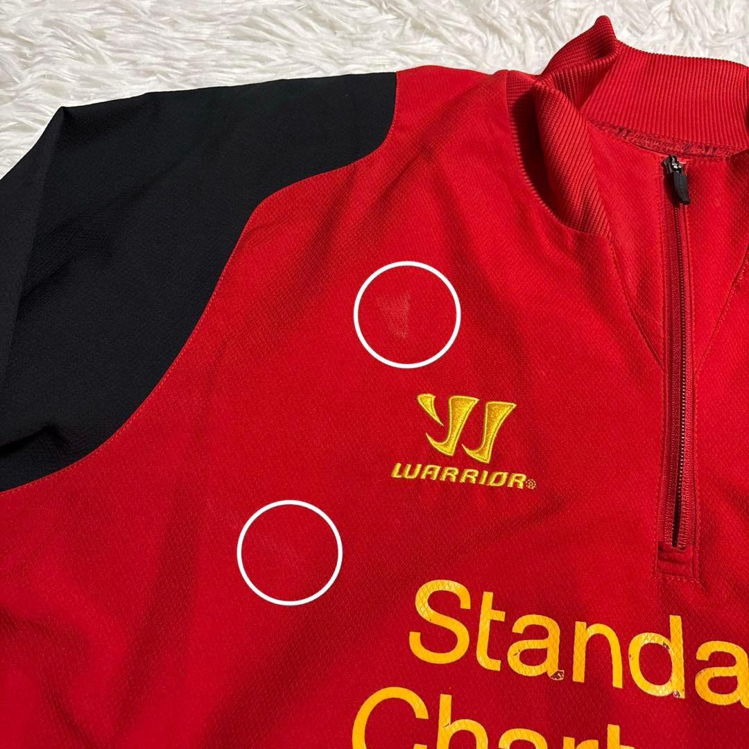 リバプールFC 12/13 warrior トレーニングウェア ハーフジップ