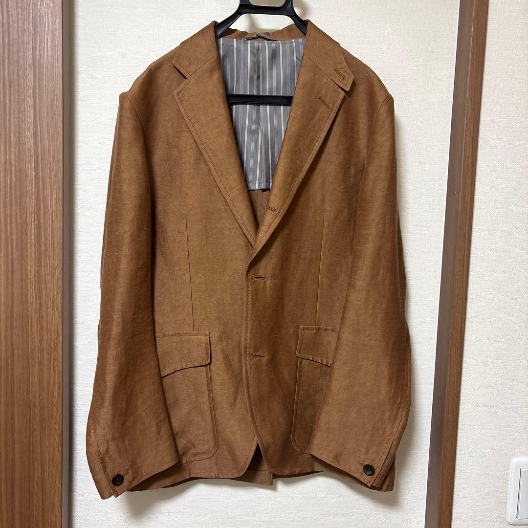 美品　TOMORROWLAND ブラウン テーラードジャケット
