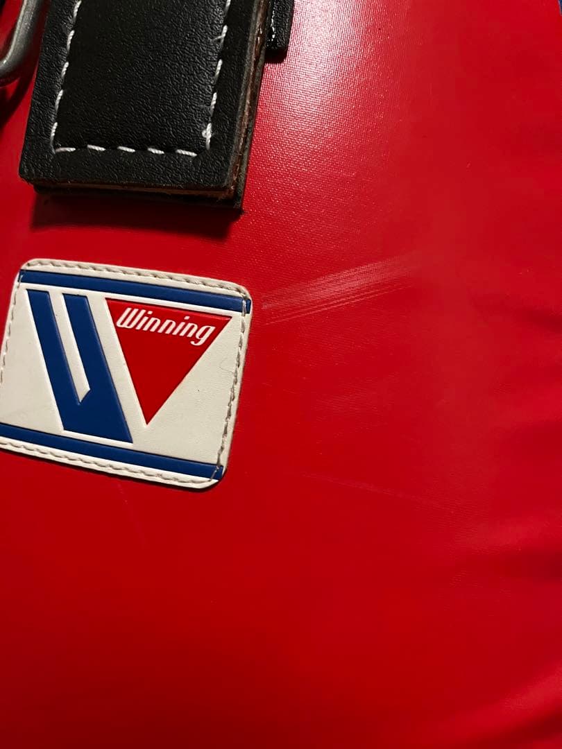 Winning ウイニング　タイミングバッグ　サンドバッグ 赤/青 チェーン付き