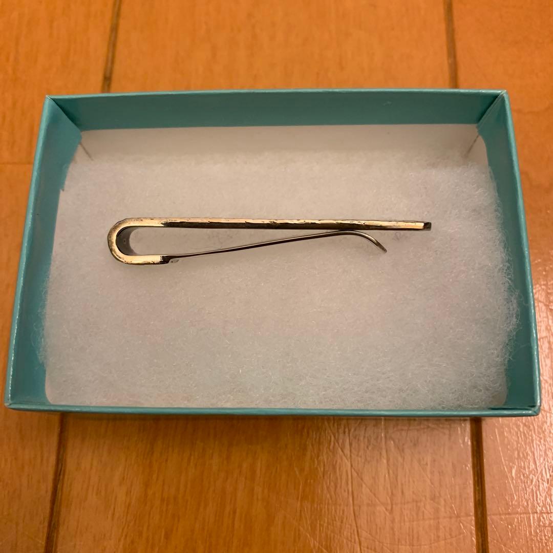 【新品未使用】Tiffany & Co. ネクタイピン ゴールド × シルバー