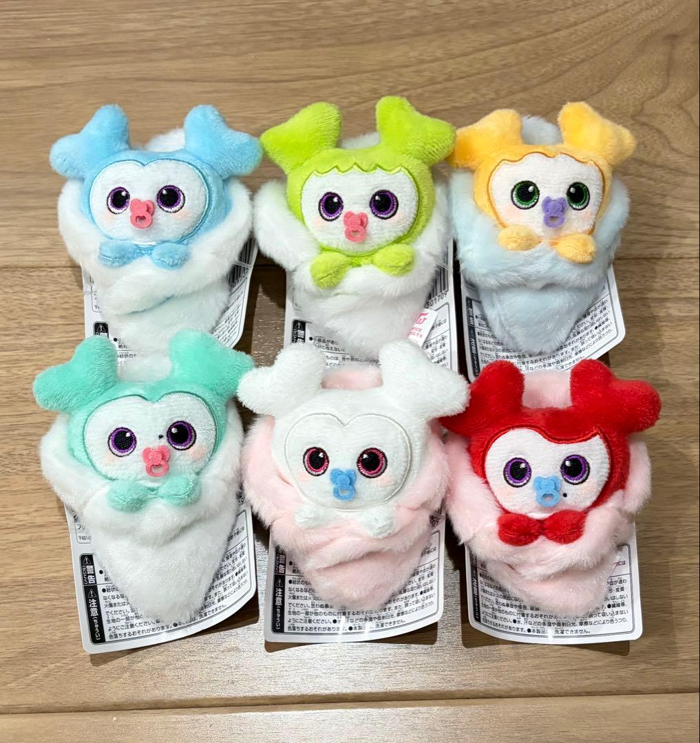 TWICE LOVELYS おくるみマスコット 6種セット