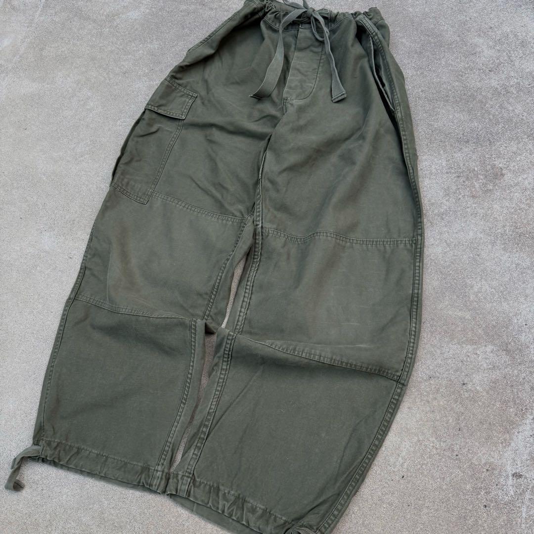 ゆ*ゆ様 80s vintage ベルギー軍 極太 オーバーパンツ 軍パン バギ