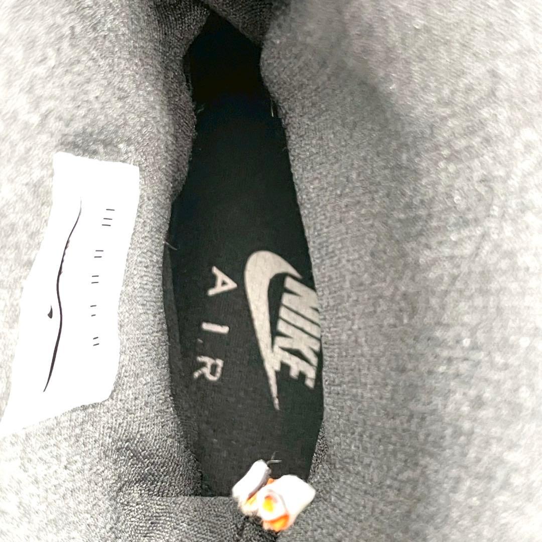 ナイキ スニーカー エアフォース1 アップステップ 黒 23.5cm Y1458