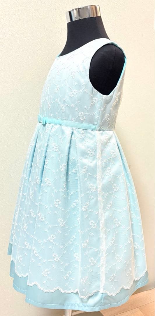 G17新品120ヒロミチナカノ女の子セレモニーアンサンブルワンピース白ボレロ入学