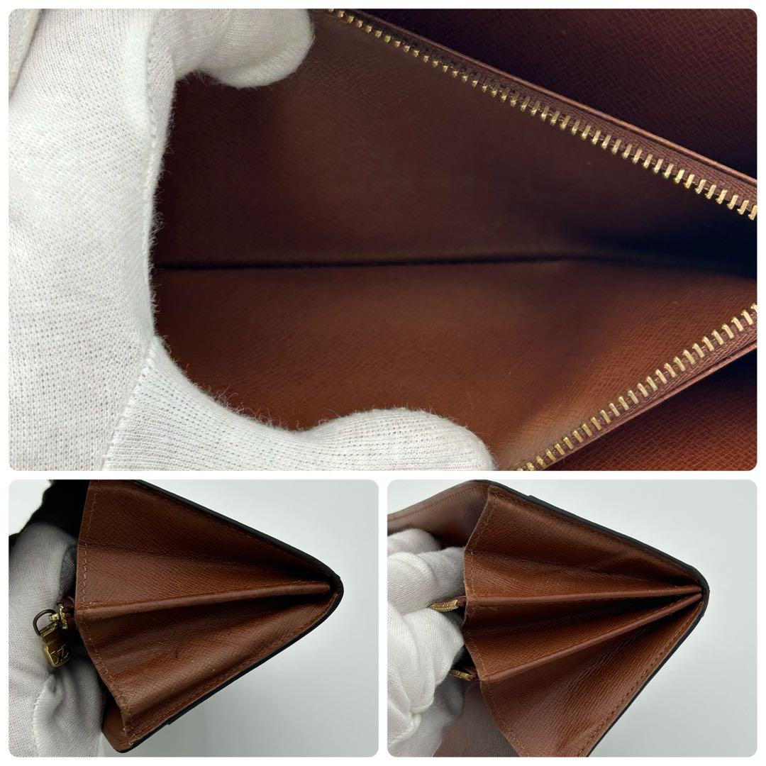 ルイ ヴィトン モノグラム ポシェット ポルトモネ クレディ 長財布 2枚