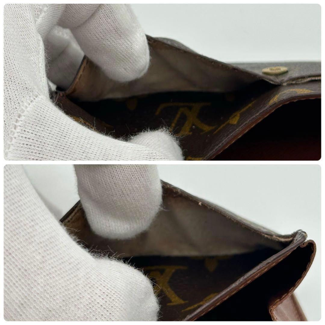 ルイ ヴィトン モノグラム ポシェット ポルトモネ クレディ 長財布 2枚