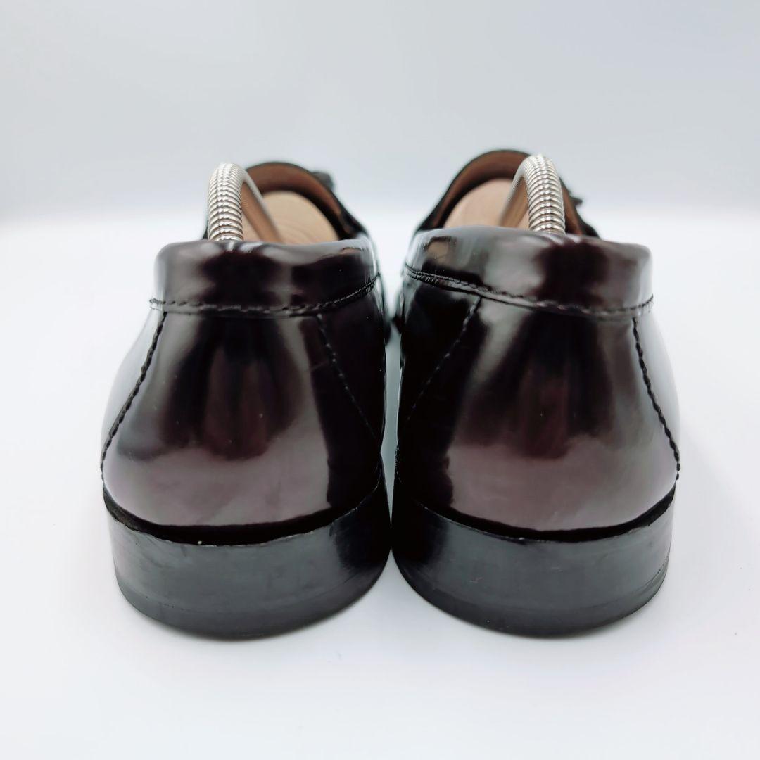 【極美品】COLE HAAN　ピンチ　タッセルローファー　バーガンディ　8D