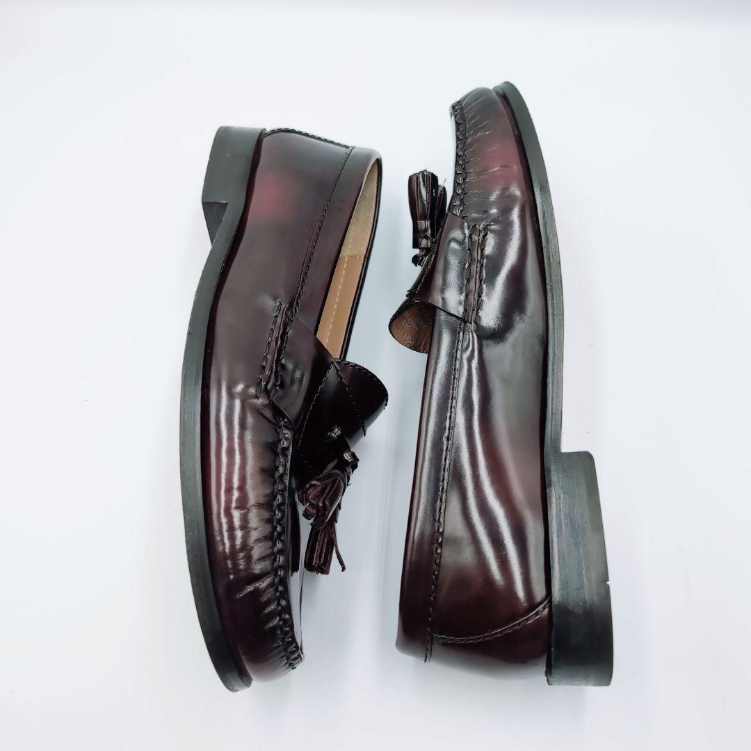 【極美品】COLE HAAN　ピンチ　タッセルローファー　バーガンディ　8D