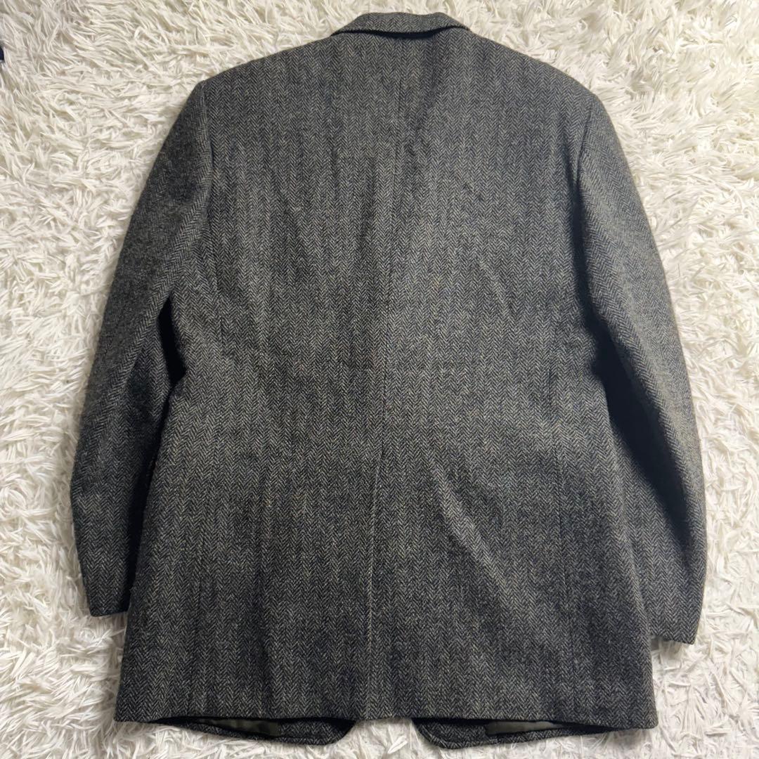ハリスツイード 丸善 ヘリンボーン テーラードジャケット A7 L〜XL相当