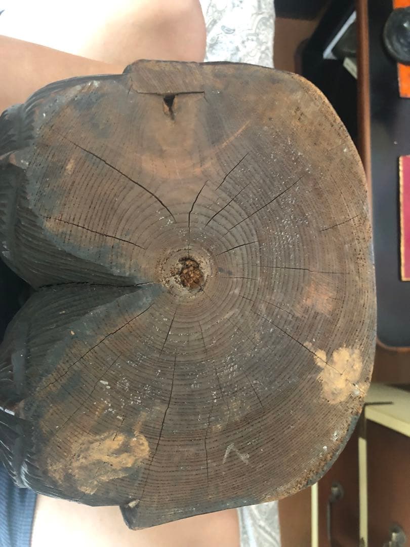 松*一様 木彫り大黒様　アンティーク名品