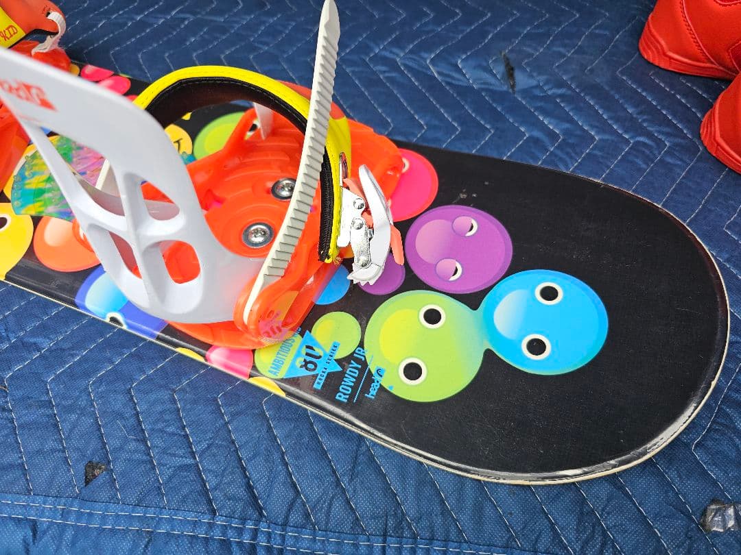 キッズスノーボード 3点セット　板　バインディング　ブーツ　80cm 子供用