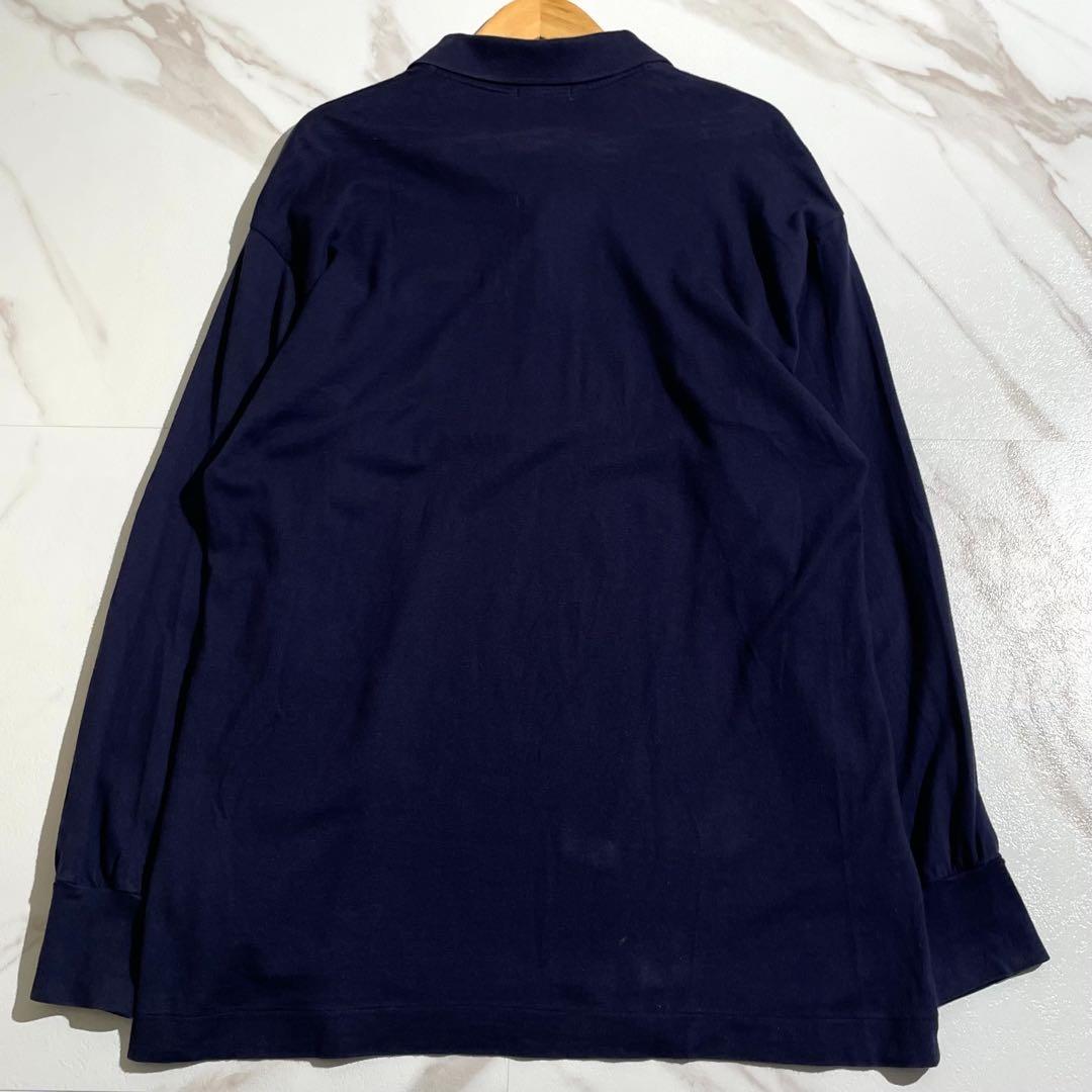 トップス CDG HOMME Tanaka Knit Polo Shirt Navy L