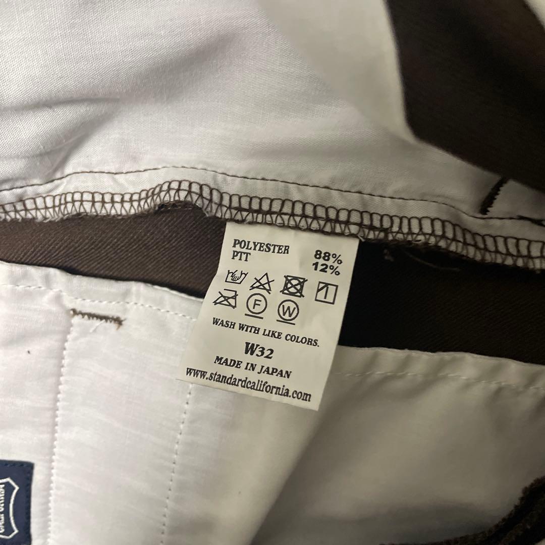 STANDARD CALIFORNIA ACTION SLACKS ブラウン
