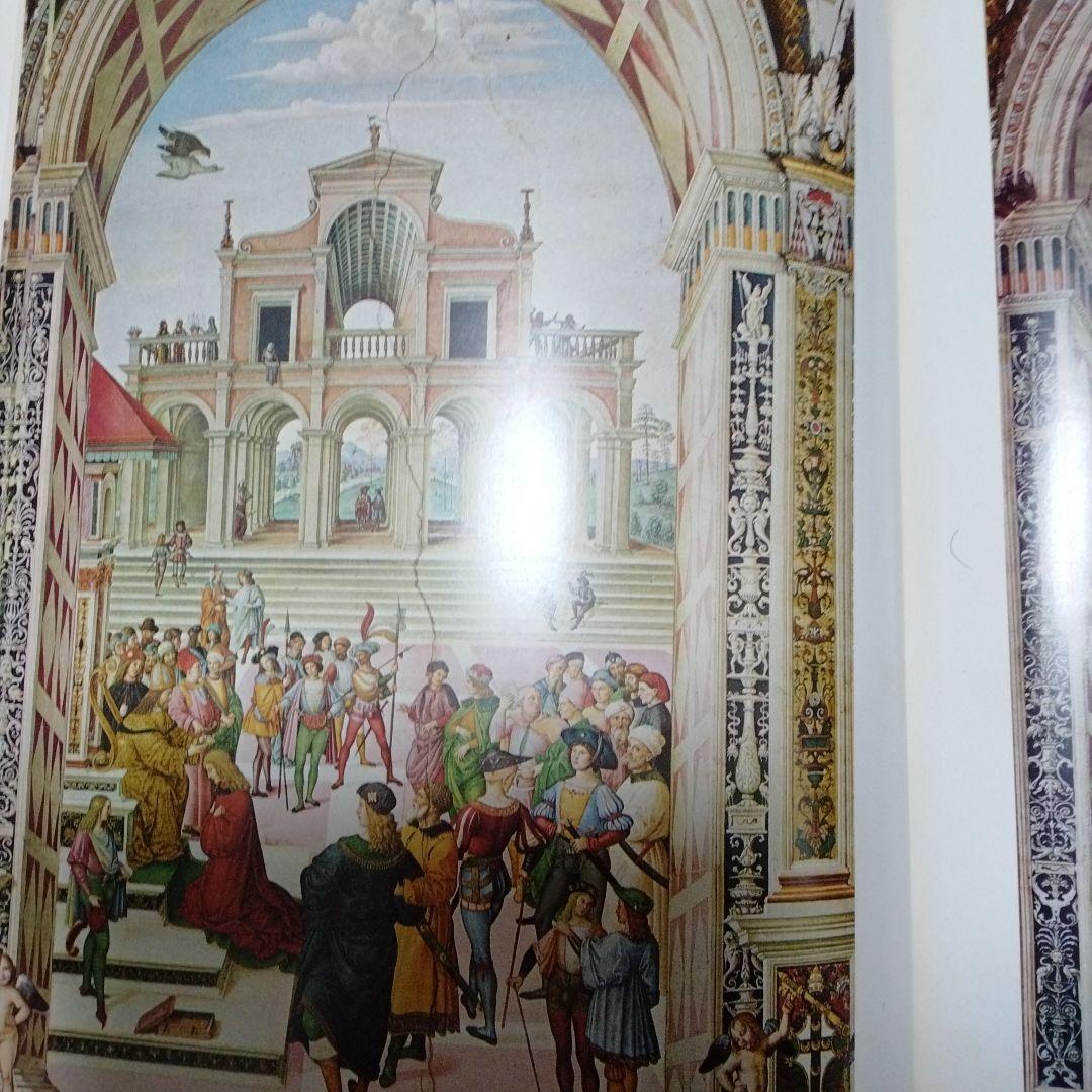 フレスコ画<ピッコロミーニ図書館＜シエナ大聖堂 ピントリッキオ ラファエロ