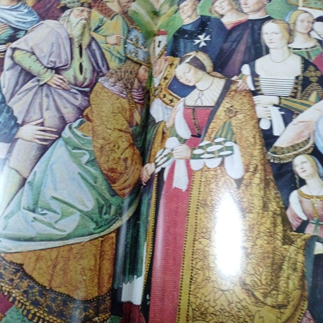 フレスコ画<ピッコロミーニ図書館＜シエナ大聖堂 ピントリッキオ ラファエロ