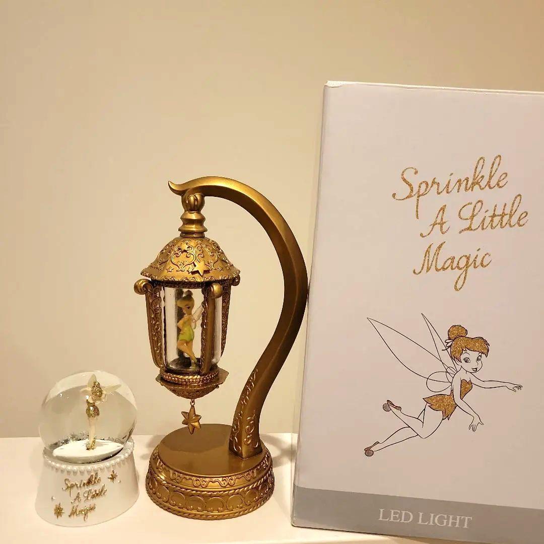 ディズニーストア ティンカーベル スノーグローブ ライト セット