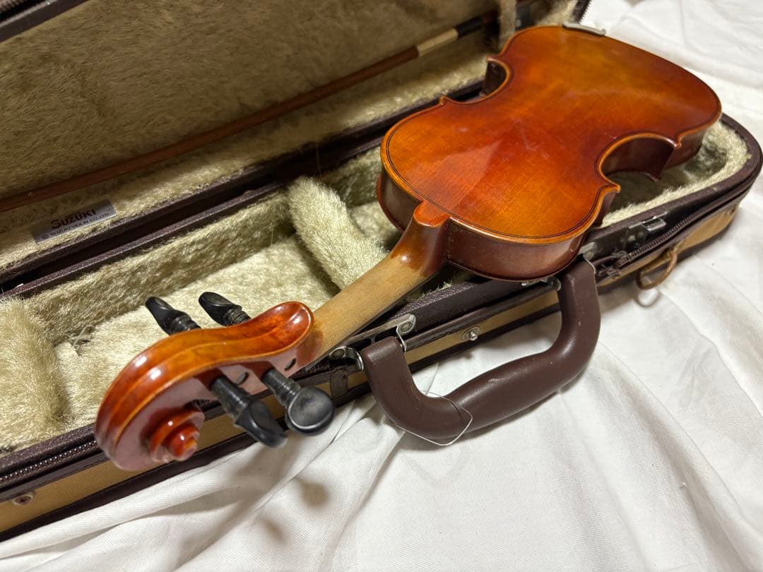スズキ　バイオリン　No.200 1/10サイズ　ケース付良品1922-04-1