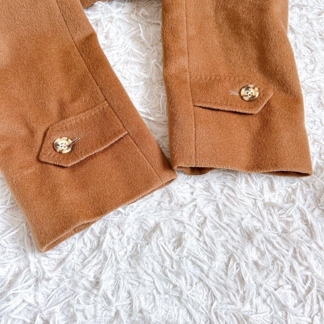 超希少⁂美品⁂ポールスチュアート⁂ロングベルテッドコート　ビキューナ　キャメル