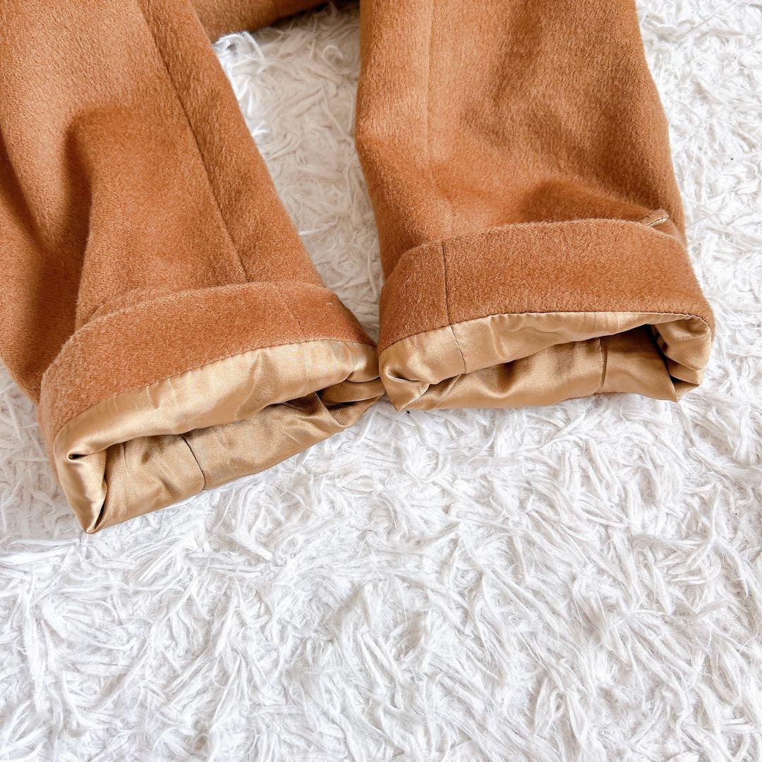 超希少⁂美品⁂ポールスチュアート⁂ロングベルテッドコート　ビキューナ　キャメル