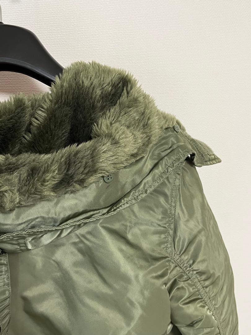 【桃ノ介様】90s 00s ALPHA MA-1 ボアフーディー　ボア脱着式