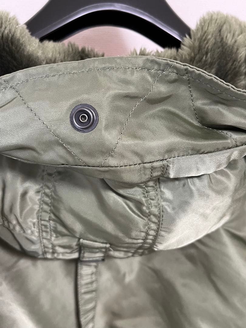 【桃ノ介様】90s 00s ALPHA MA-1 ボアフーディー　ボア脱着式