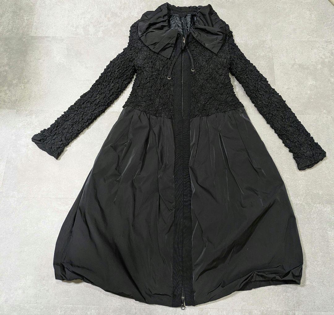 極美品 ヒロコビス シャーリング ロングコート