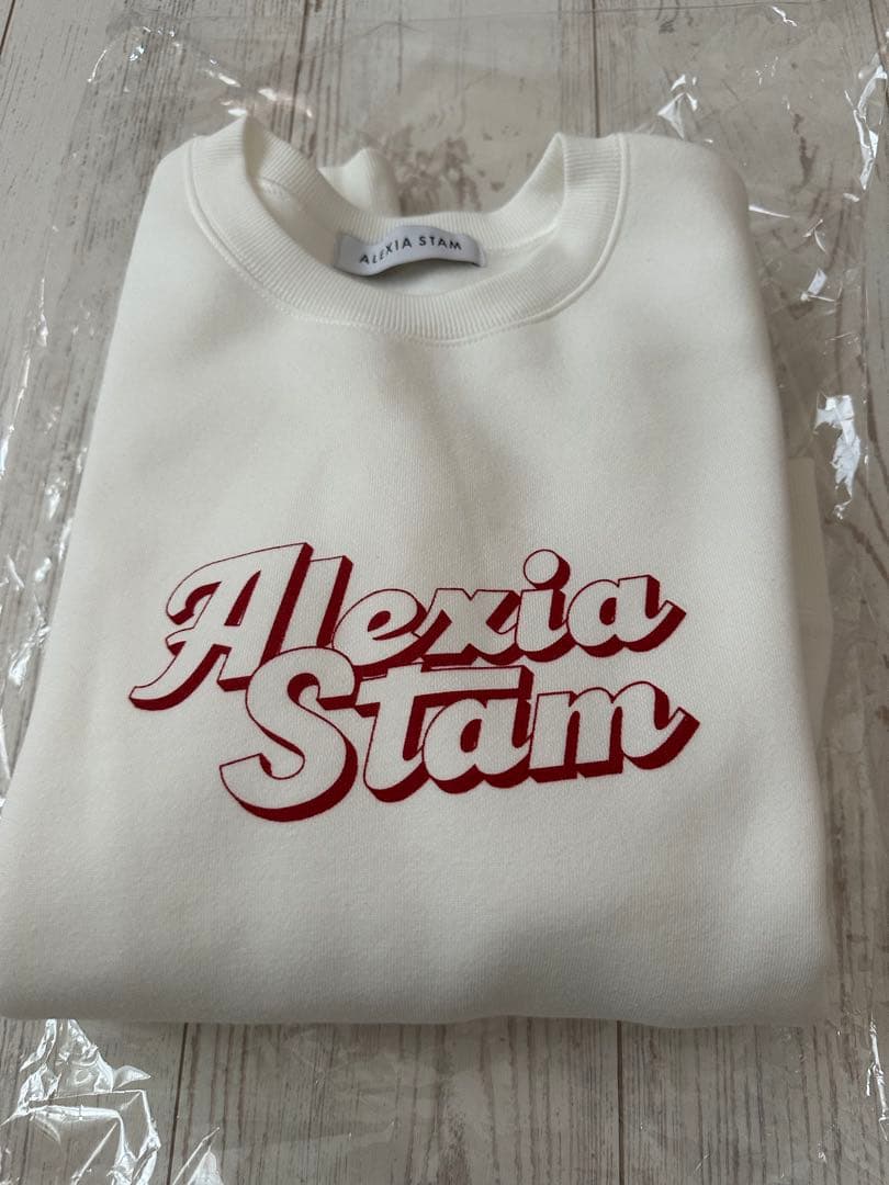 ALEXIA STAM アリシアスタン ロゴ　スウェット
