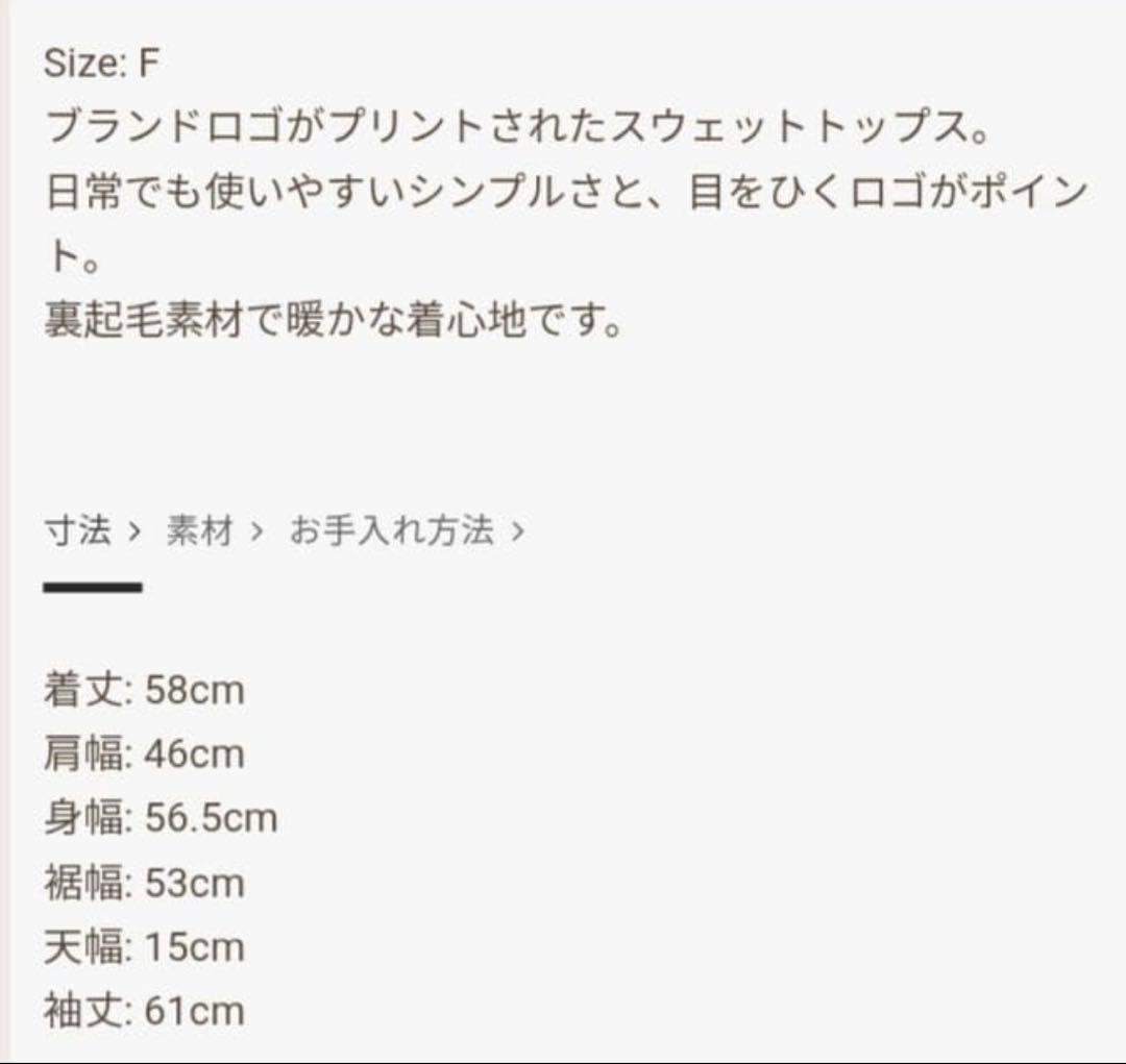 ALEXIA STAM アリシアスタン ロゴ　スウェット