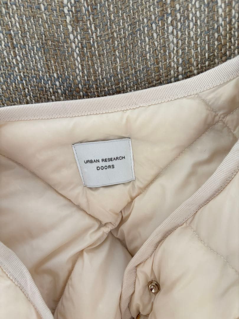 アーバンリサーチDOORS ライトダウン　キルティングロングコート