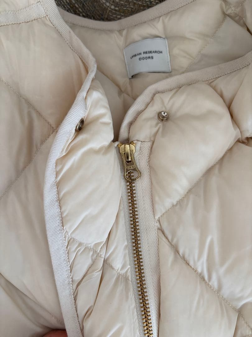 アーバンリサーチDOORS ライトダウン　キルティングロングコート